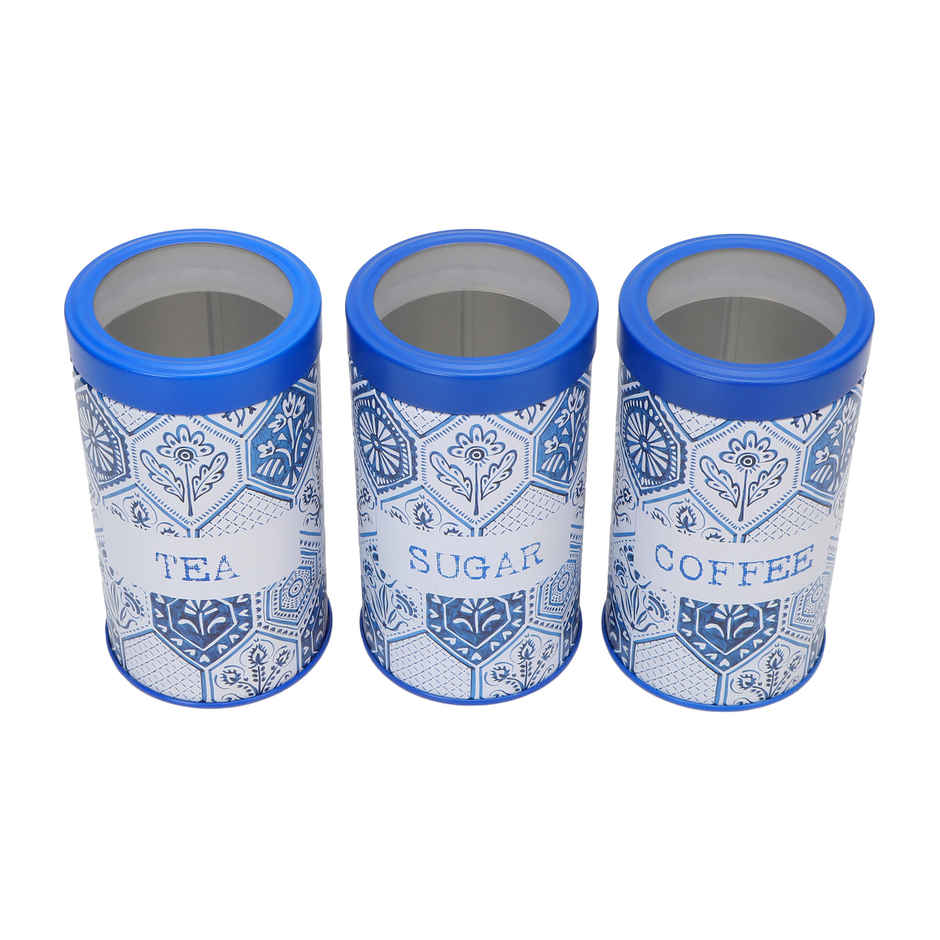 JARSOME Maroc Collection Airtight Kitchen Container Set | Moroccan Blue