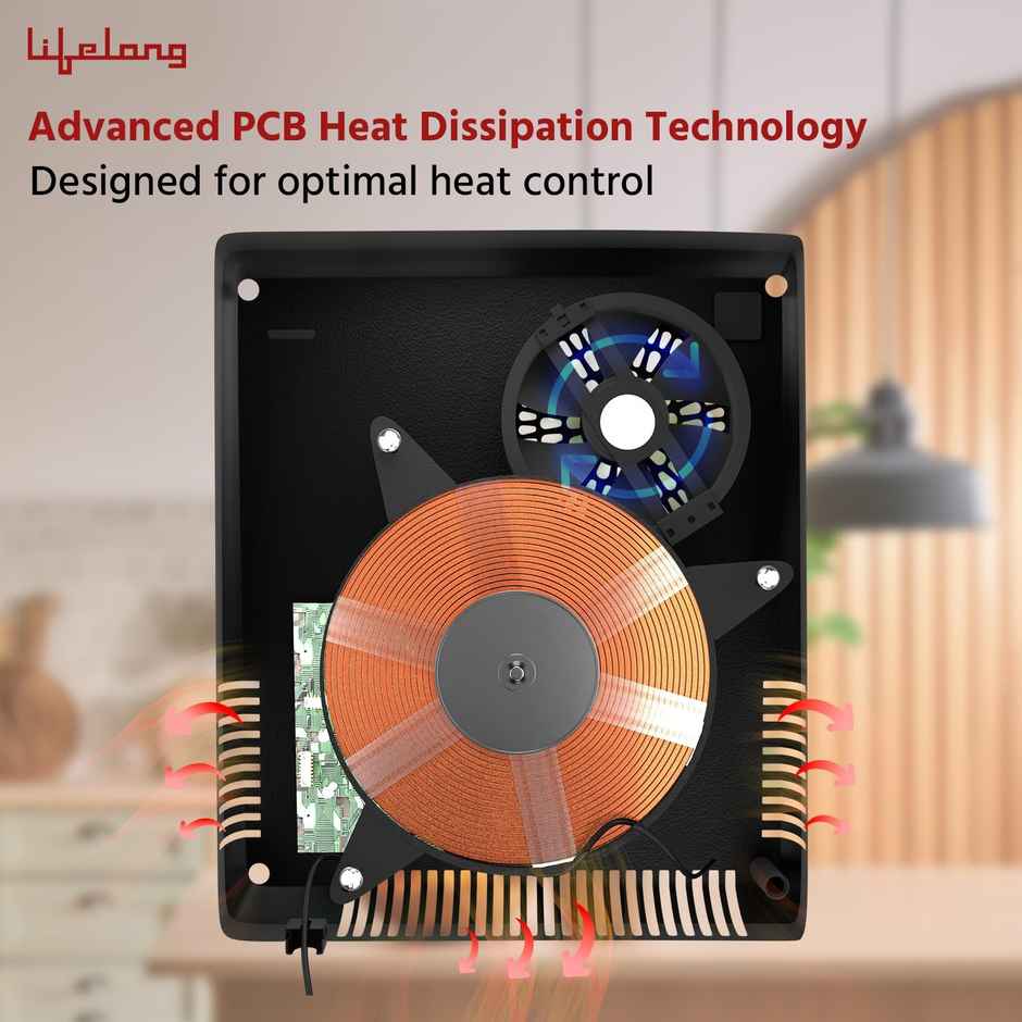 Lifelong 2100 Watt With Sensor Touch, LLIC103 Induction Cooktop (Black, Touch Panel)