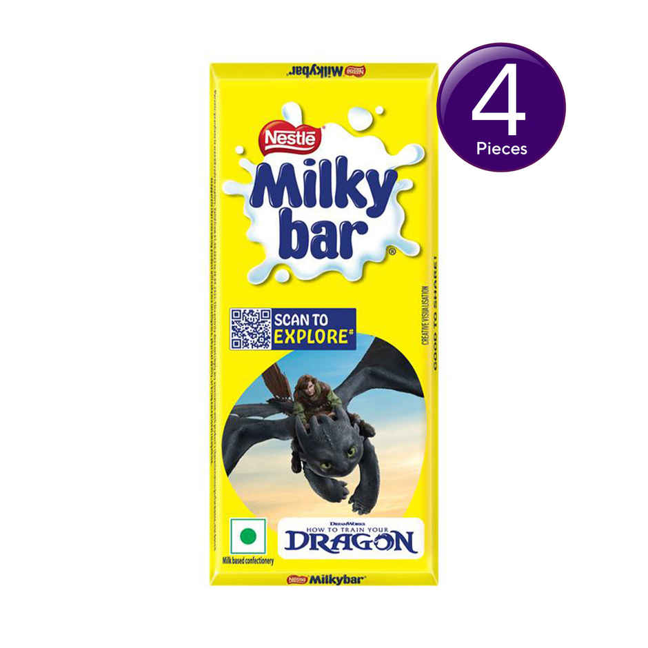 Nestle Milkybar Tablet Made With Milk Yummy & Creamy Treat Combo 