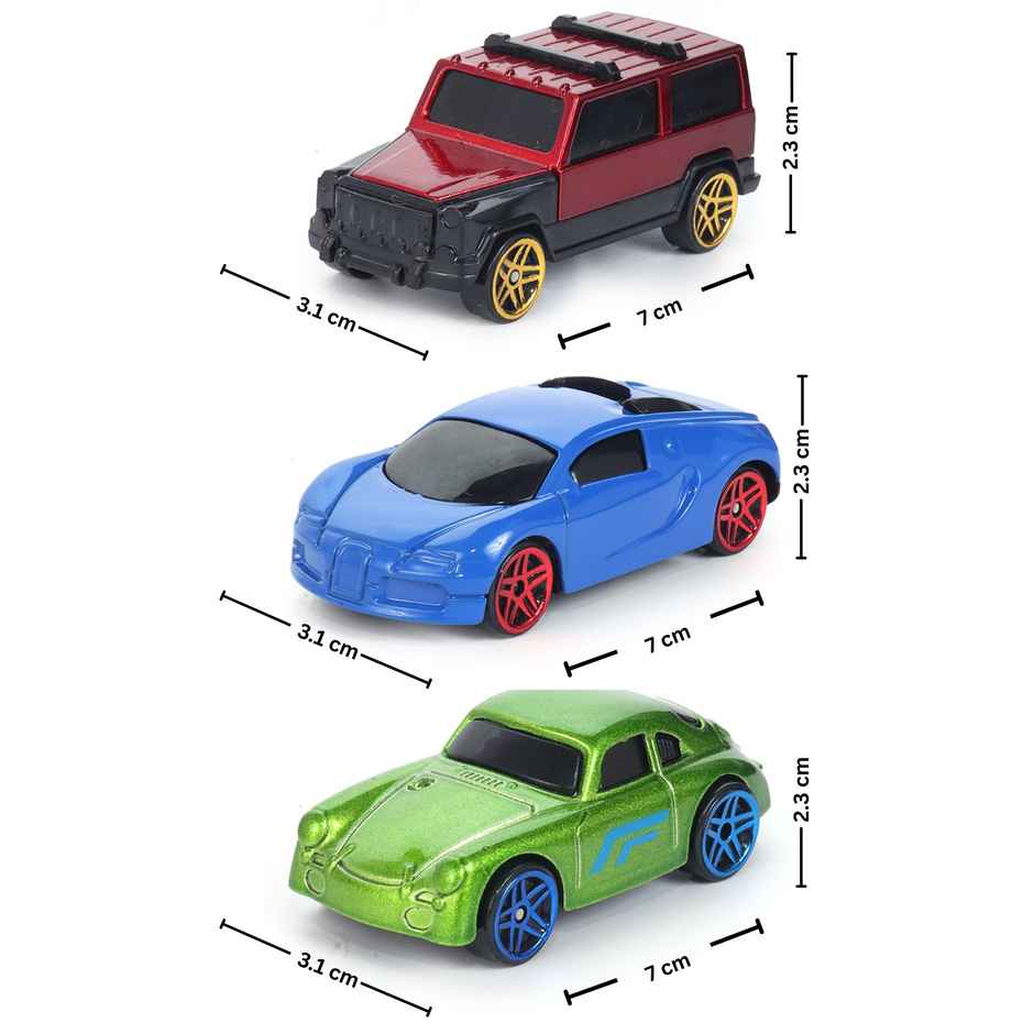 Race N Roll 1:64 Metal Die Cast Car | Pack of 3