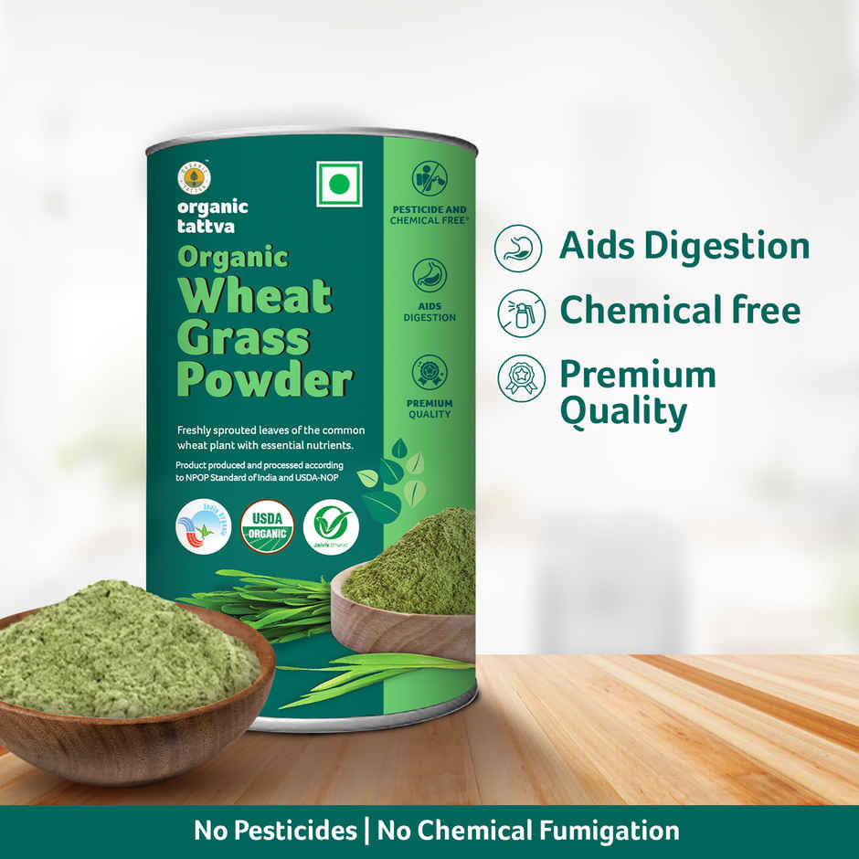 Organic Tattva Wheat Grass Powder