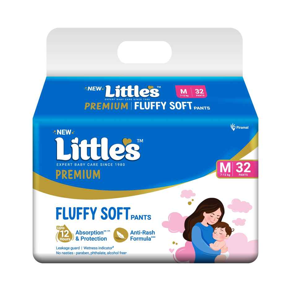 Littles Expert Baby Care Comfy Pant Style Diaper | M | 32 pcs