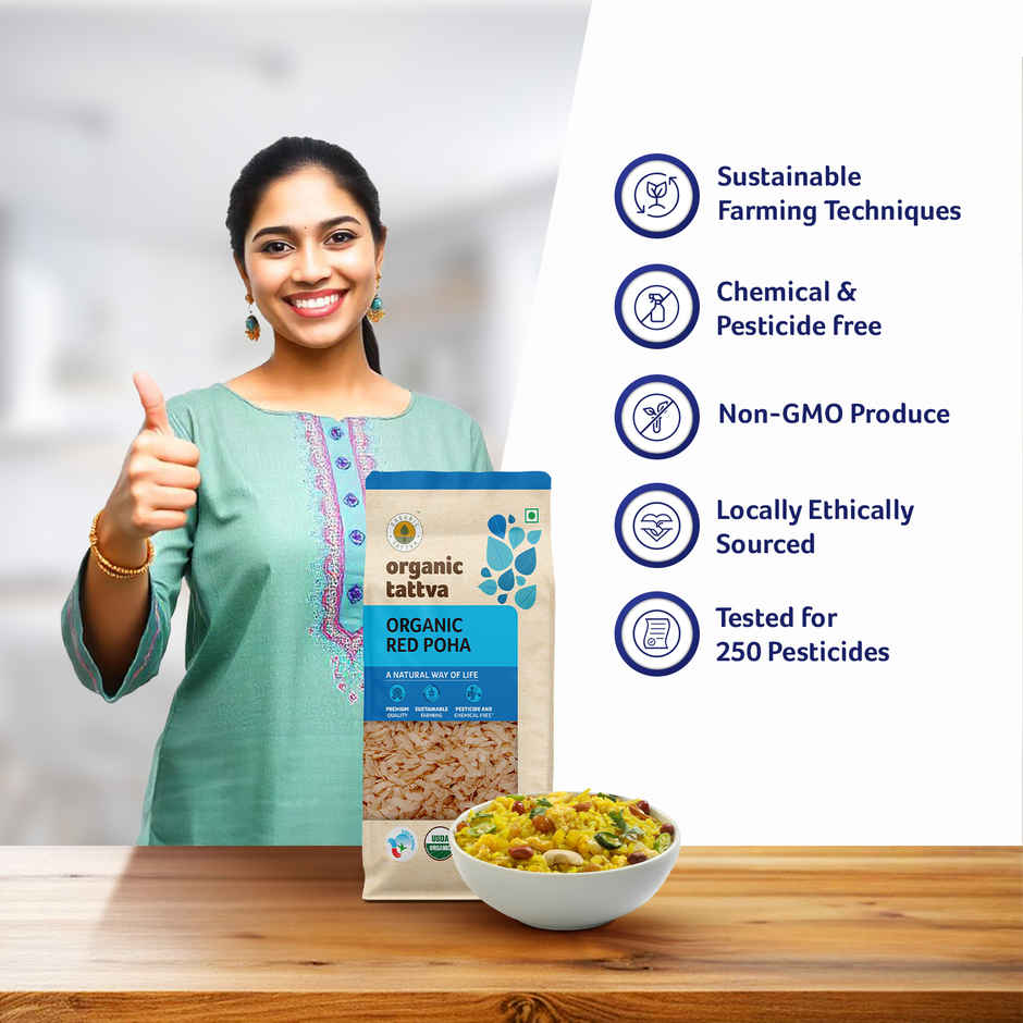 Organic Tattva Red Poha