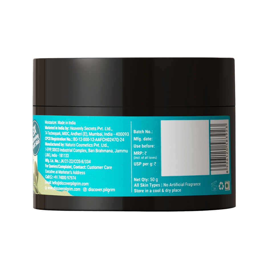 Pilgrim Squalane Glow Moisturizer with Niacinamide & Vitamin C for 3X Glowing Soft Skin