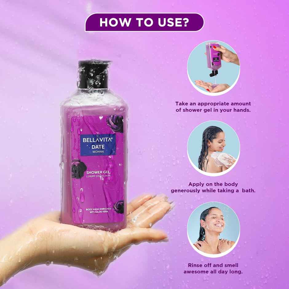BellaVita Date Woman Shower Gel for Women