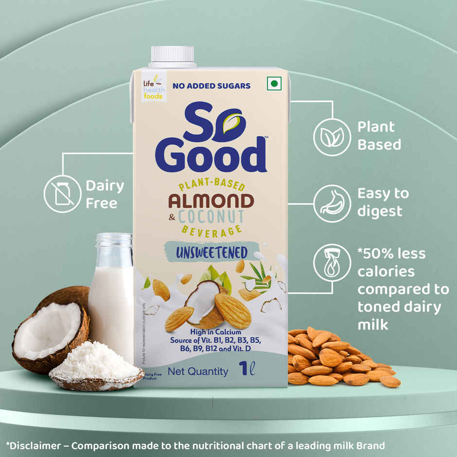 So Good Plant Based Almond Coconut Beverage Unsweetened
