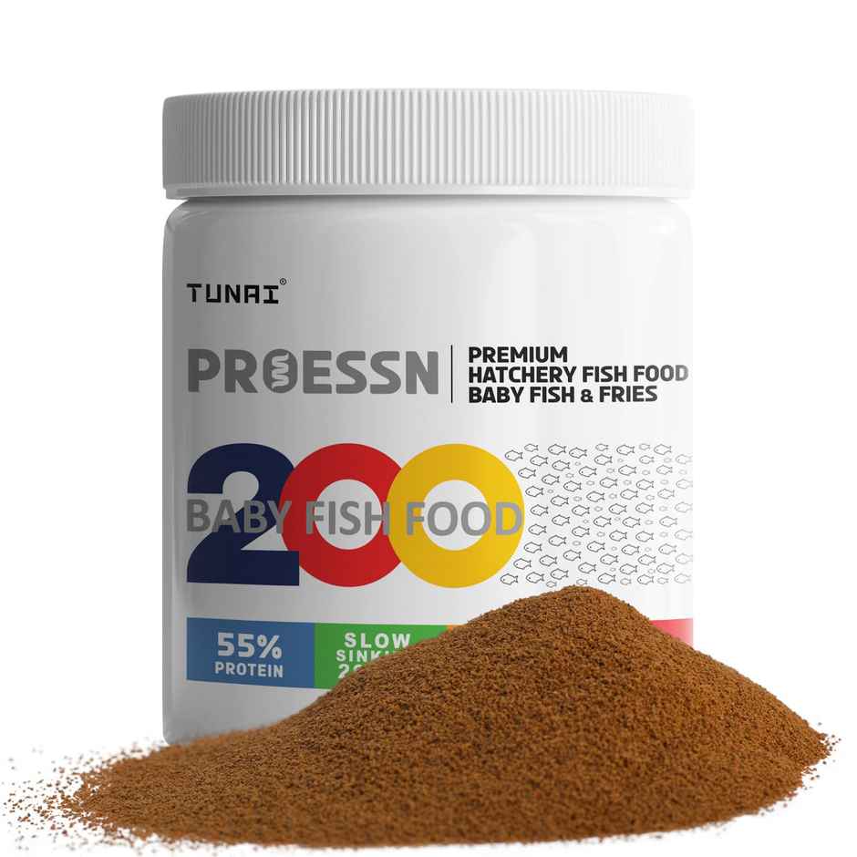Tunai Hatchery Baby Fish Food 200 Microns