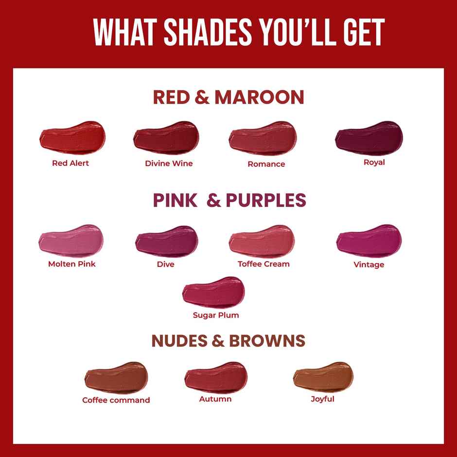 Insight Cosmetics Non Transfer Lipcolor - Pack Of 12