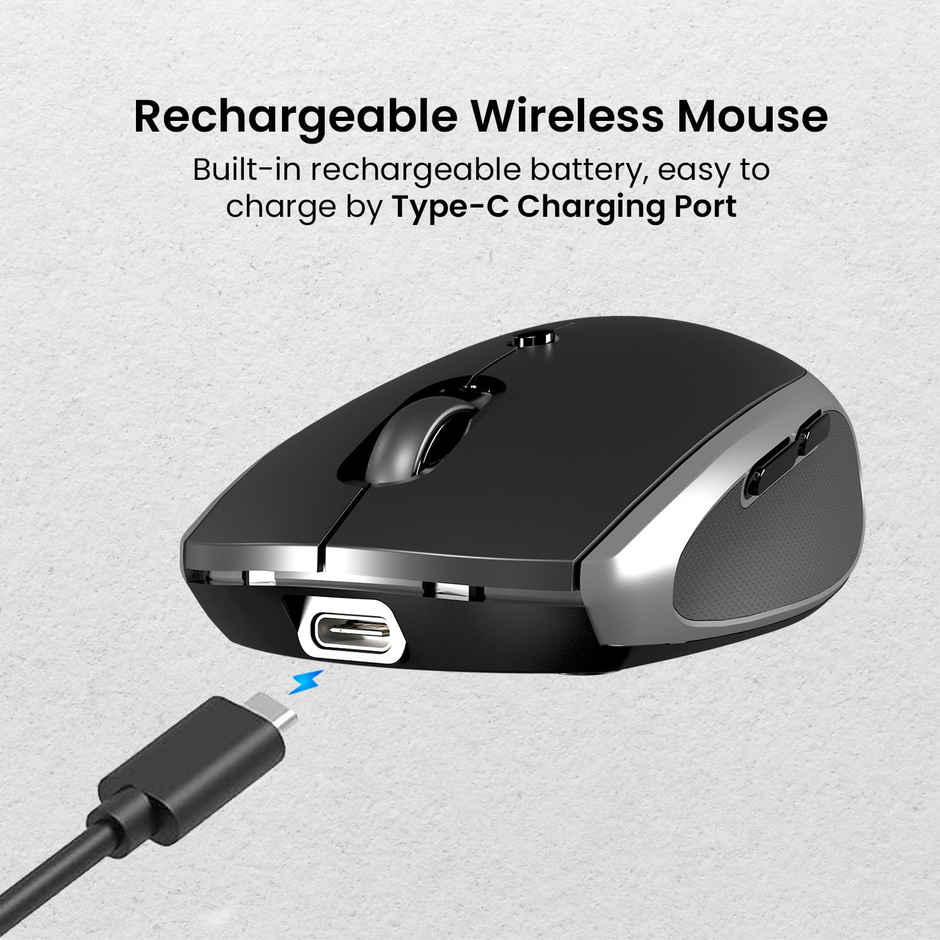 Portronics Toad Iii Dual Mode Rechargeable Mouse