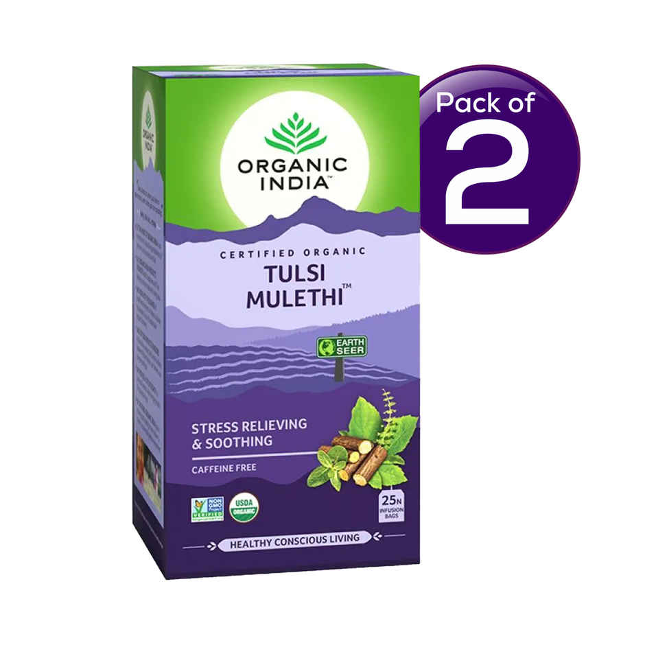 Organic India Tulsi Mulethi Organic Herbal Tea Combo