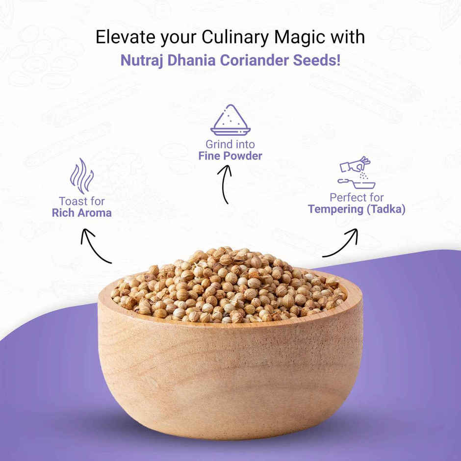 Nutraj Classic Dhania (Coriander Seeds) - Pouch Combo 