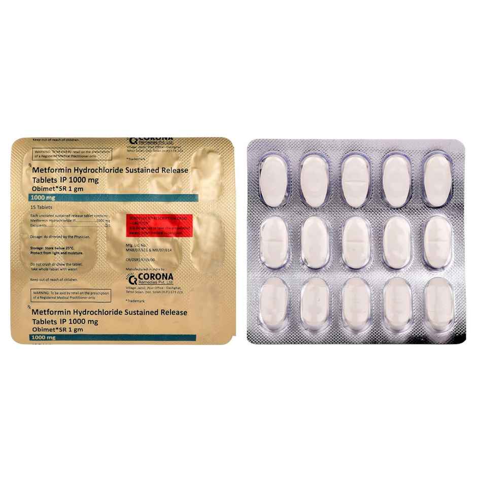Obimet SR 1gm Tablet