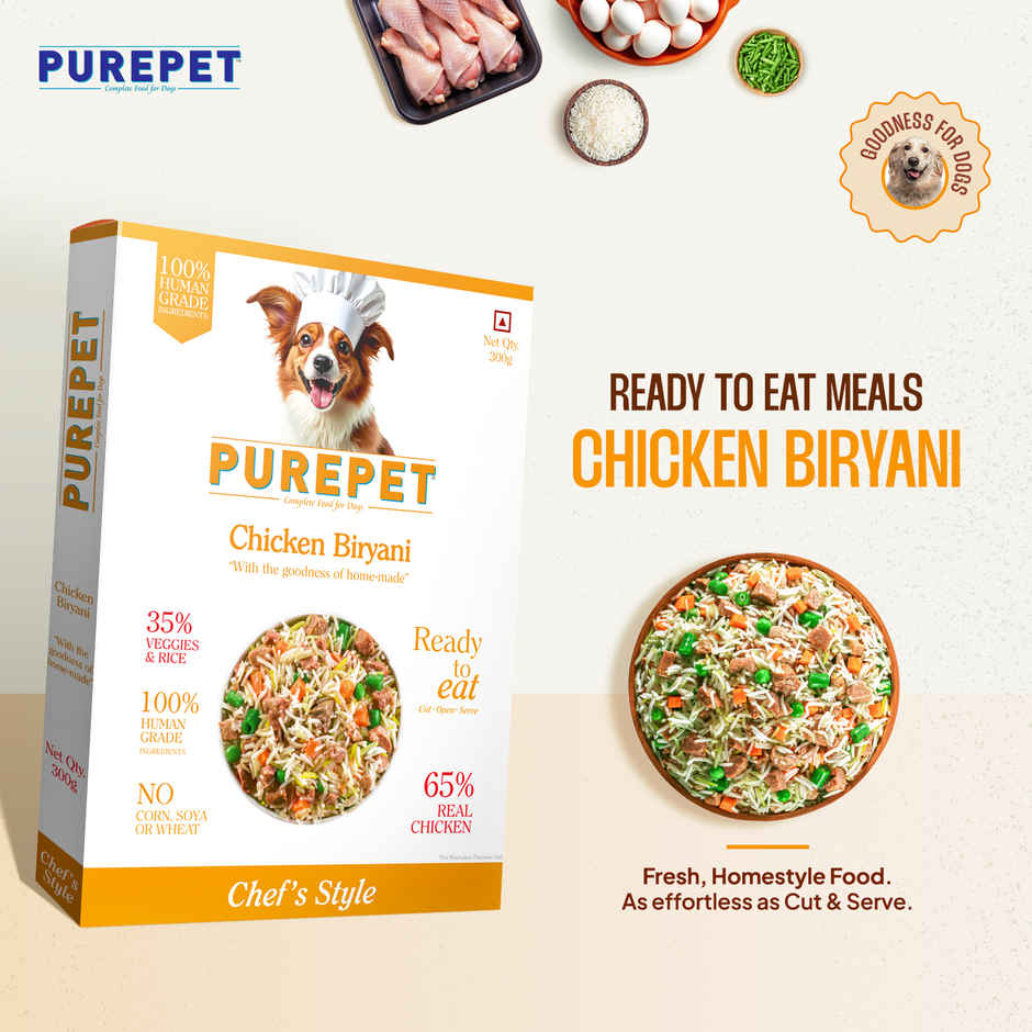 Purepet Chicken Biryani Fresh Dog Food (Adults & Puppies)