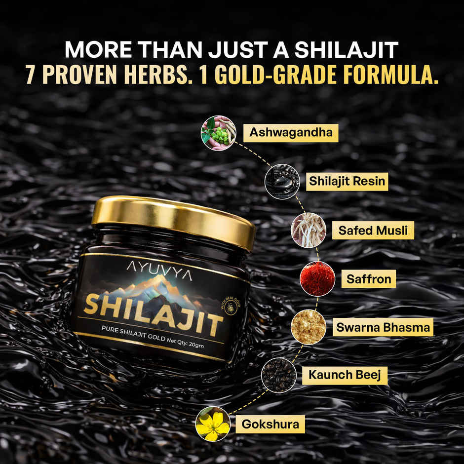 Ayuvya Himalayan Shilajit Resin, High Quality & Pure