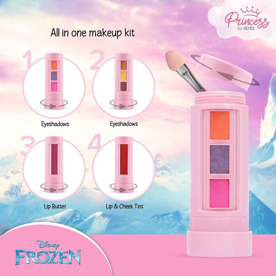 Princess By Renee Disney Frozen Elsa Unicorn Makeup Kit | Kids Fantasy Makeup Set