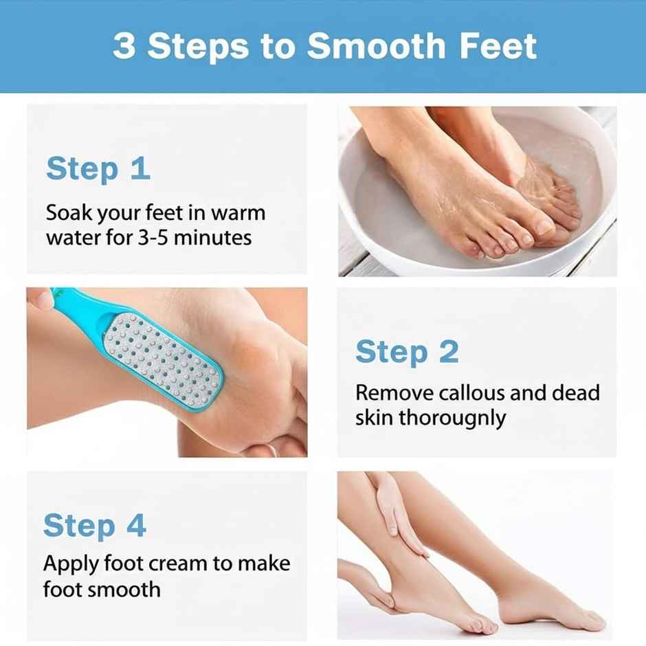 Midazzle 2in1 Foot Filer/Scrubber, Callus Remover | Assorted | MIFF5203