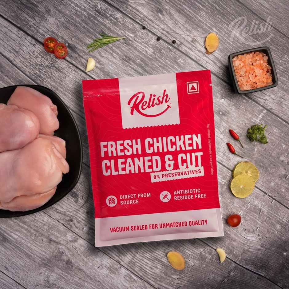 Relish Chicken Thigh Boneless | Energy - 165 kcal | Protein - 23 g / 100 g