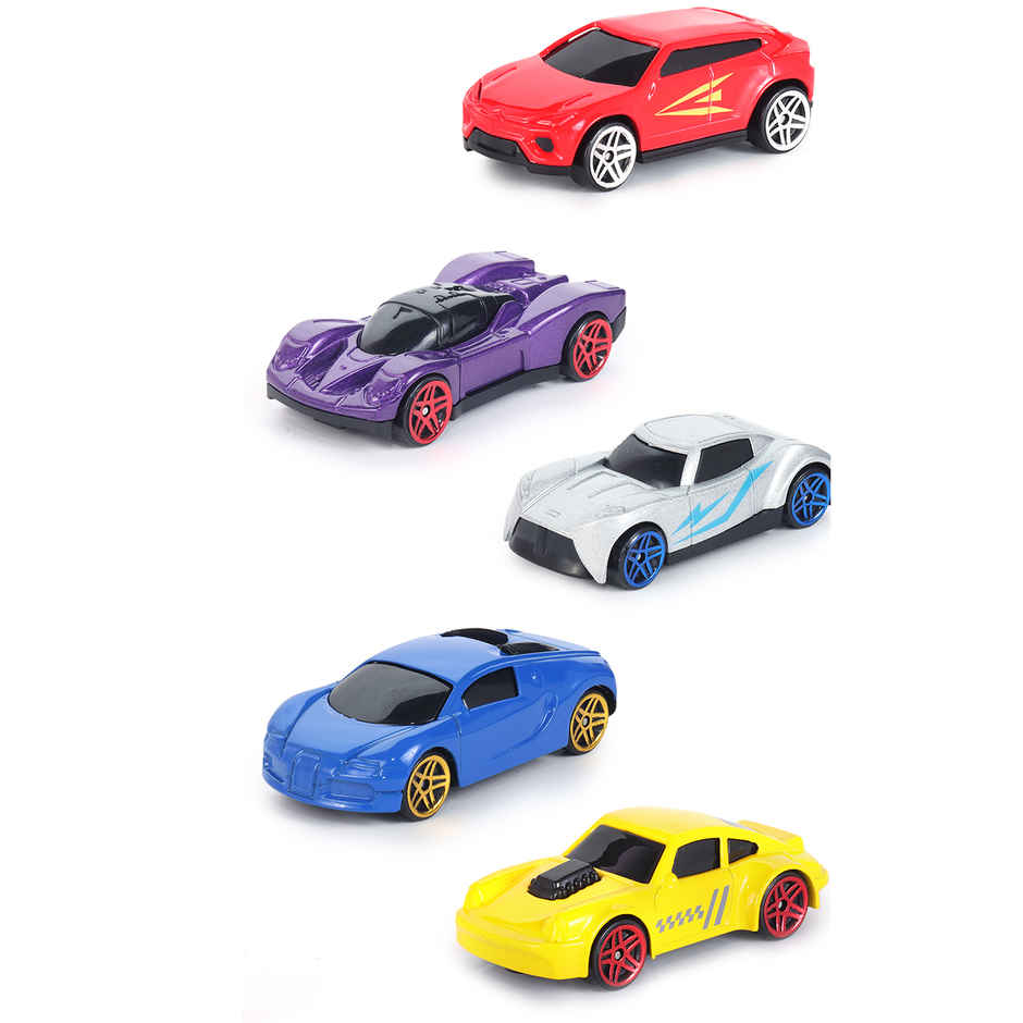 Race N Roll 1:64 Metal Die Cast Car | Lu.hw.bu.nz.po959 | Pack of 5