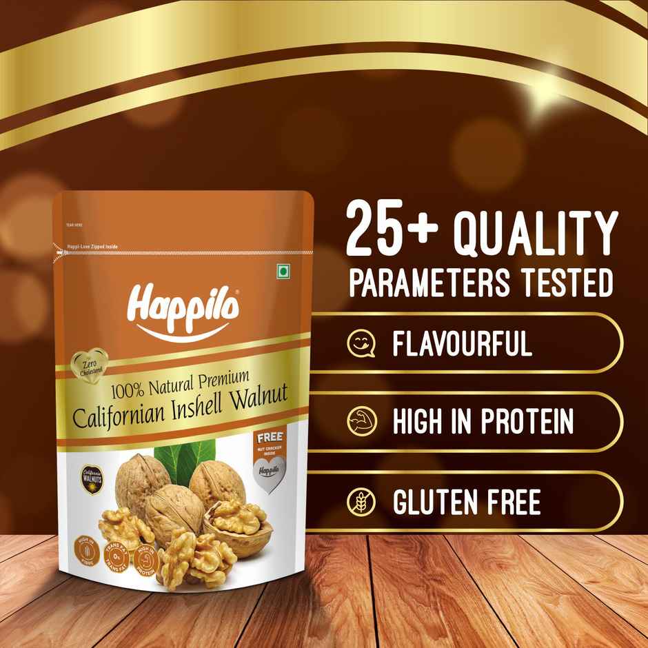 Happilo Natural Premium California Inshell Walnut|Whole Akhrot|Dry Fruits