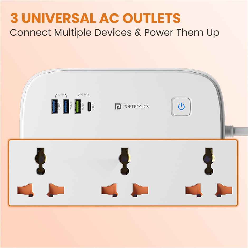 Portronics Power Plate 16 1440W Power Extender