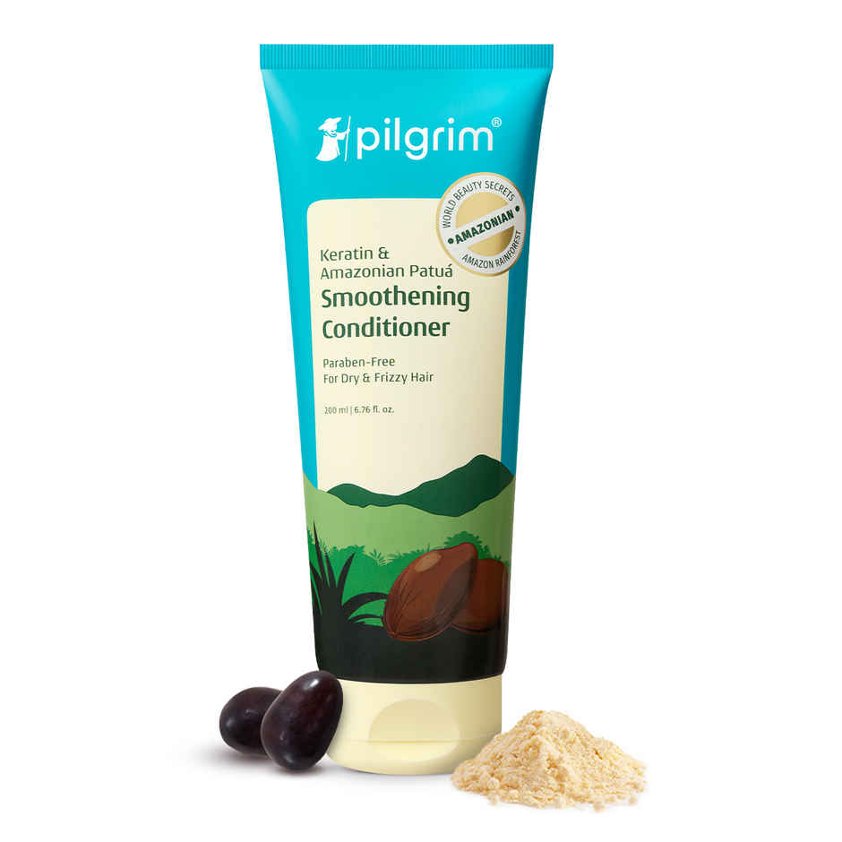 Pilgrim Keratin & Amazonian Patua Smoothening Conditioner for Dry & Frizzy Hair