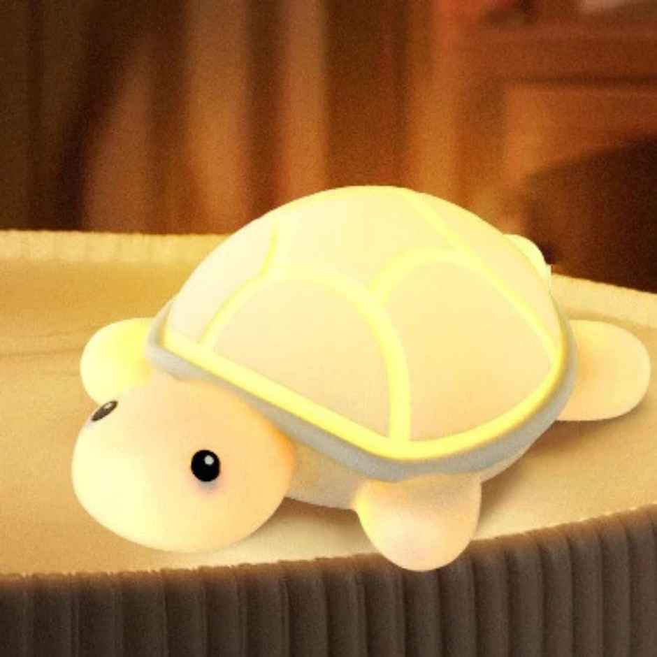 Hashwow Silicone Cute Turtle LED Night Light | Perfect Gift for Kids & Girls | Bedside Room Decor