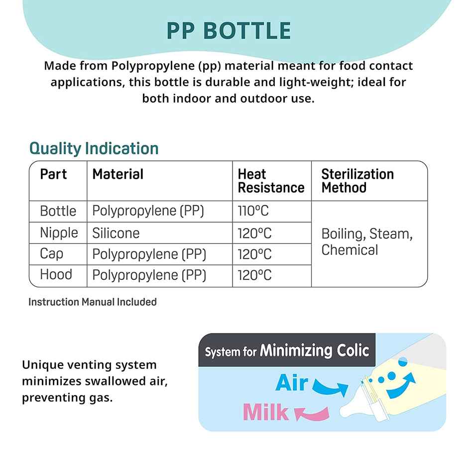 Pigeon Peristaltic Nursing Bottle Kpp 120Ml (Red) Nipple S