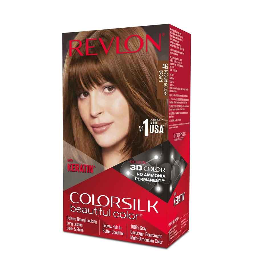 Revlon Colorsilk Hair Color with Keratin - Medium Golden Brown