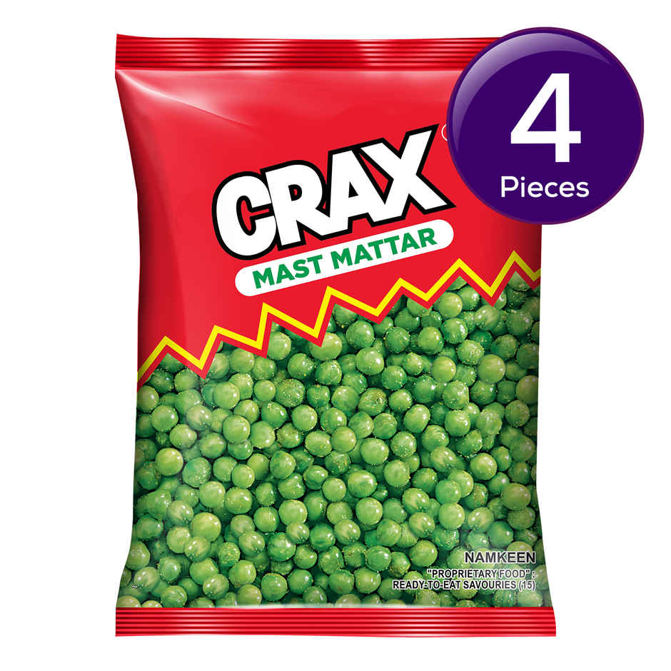 Crax Mast Matar Green Peas Namkeen Snacks Combo