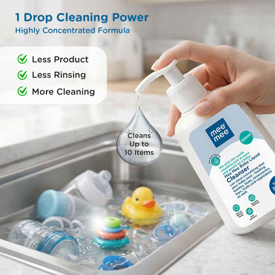Mee Mee Anti-Bacterial Baby Liquid Cleanser Bottle