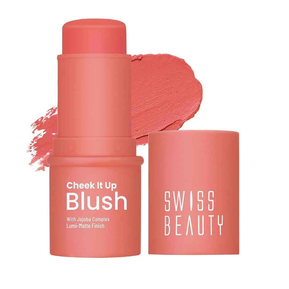 Swiss Beauty Cheek It Up Lumi-Matte Finish Blush - 4 Too Cheeky