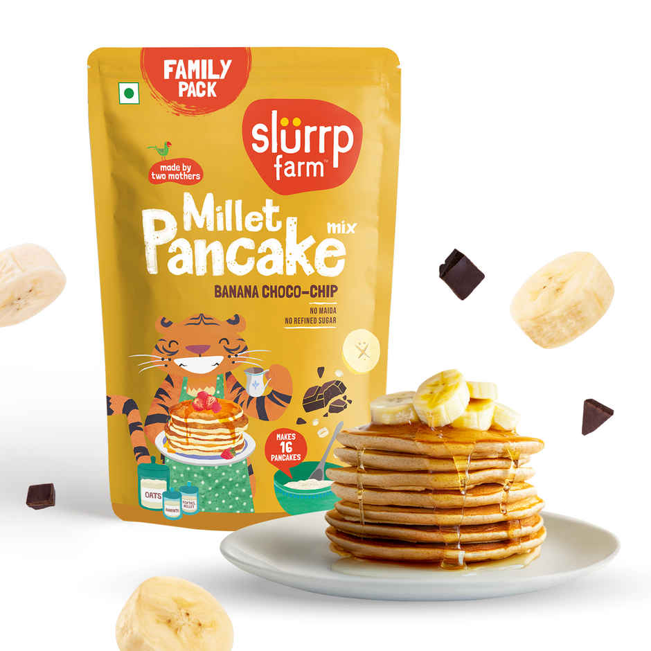 Slurrp Farm Banana Choco Chip Millet Pancake