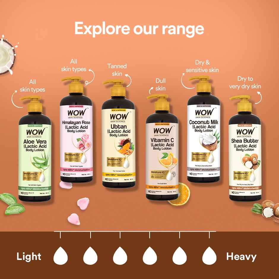 WOW Skin Science Shea Butter & Cocoa Butter Body Lotion