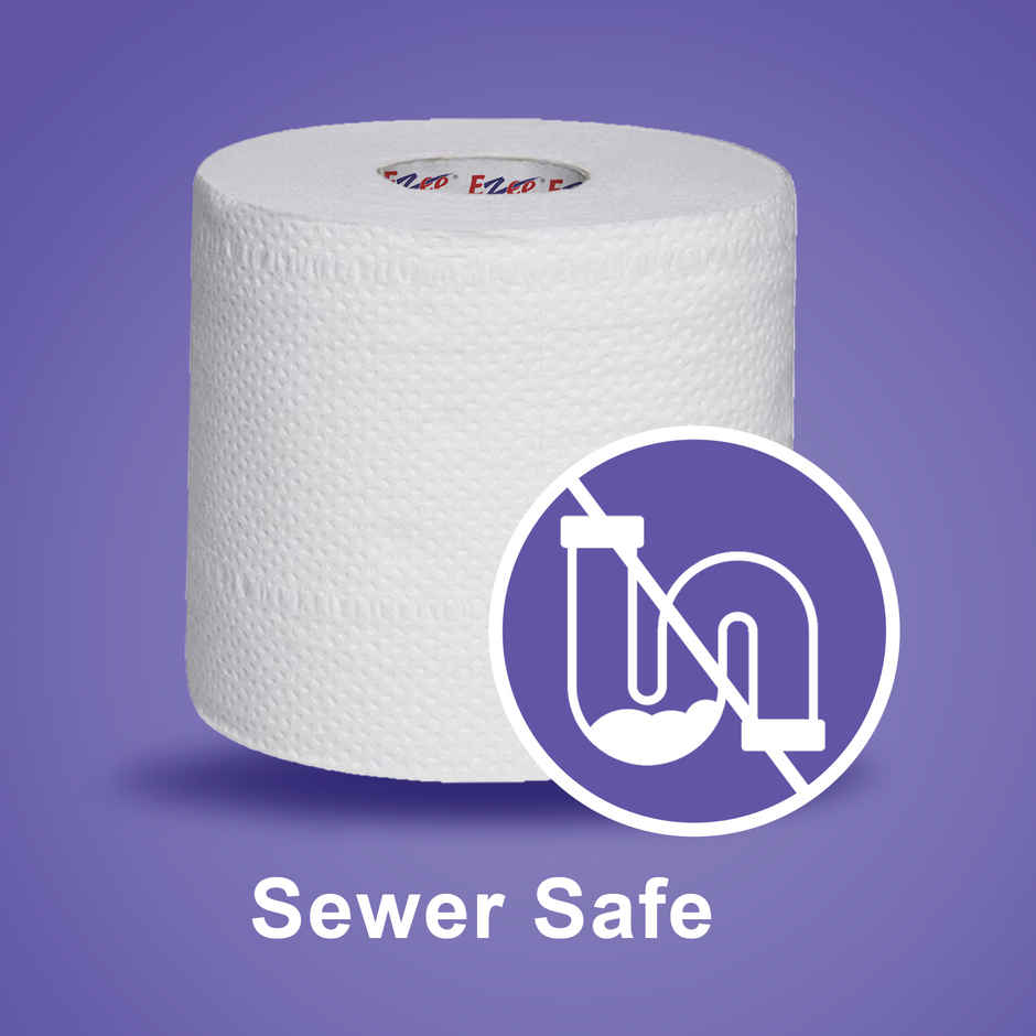 EZEE Toilet Paper Roll | 160 Pulls Each Roll - 2 Ply