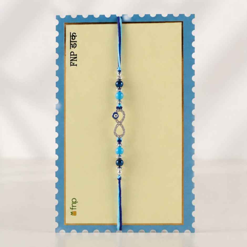 FNP Rakhi Good Vibes Mug & Chocolate Gift Hamper