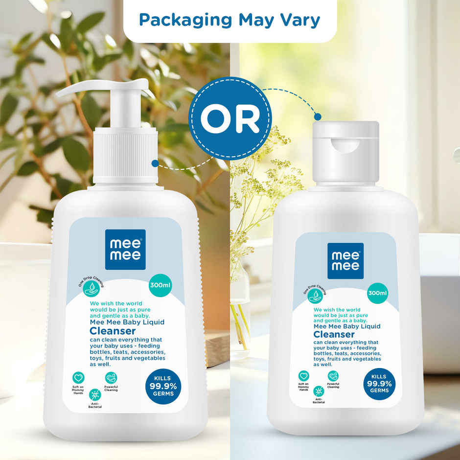 Mee Mee Baby Liquid Cleanser for Bottles | Nipples | Accessories | Toys | Fruits & Vegetables