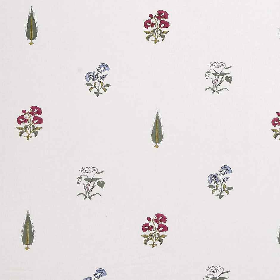 Haus & Kinder Garden of Joy Double Size Bedsheet - 100% Cotton | 250 x 225 cm