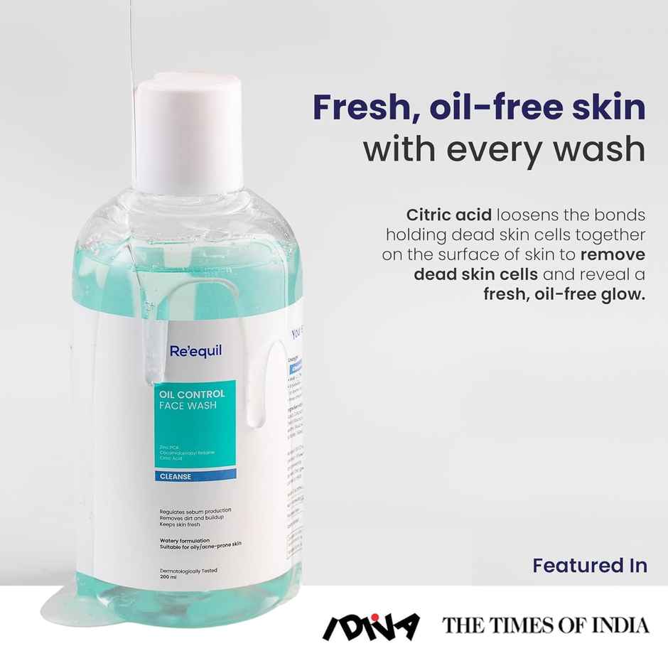 Re'Equil Oil Control & Anti Acne Face Wash