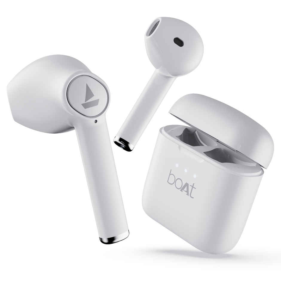 boAt Airdopes 131 TWS in Ear Earbuds with Upto 60 Hours and ASAP Charge - Ivory White