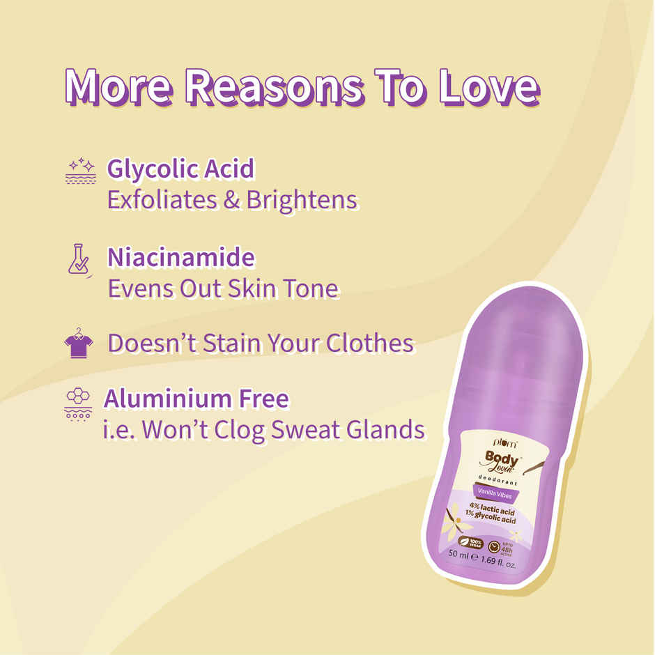 Plum Bodylovin' Vanilla Vibes Deodorant Roll-On