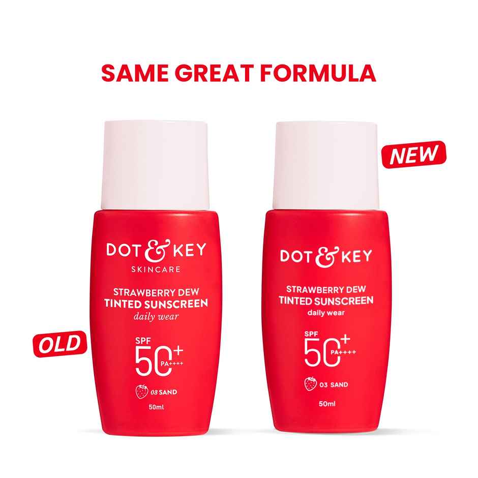 Dot & Key Strawberry Dew Tinted Sunscreen SPF 50+ PA++++ - 03 Sand