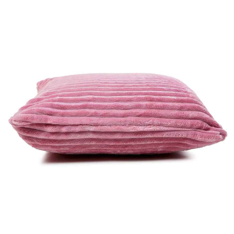 Status Ribbed Memory Foam Cushion 40 x 40 Cm - Pink