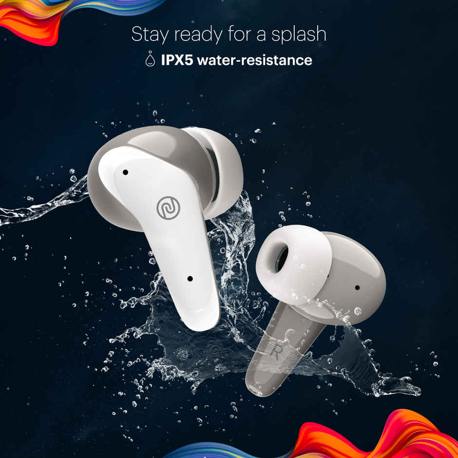 Noise Buds VS102 Plus 70H Playtime 4 Mic ENC 11mm Driver Instacharge TWS Earbuds | Calm White