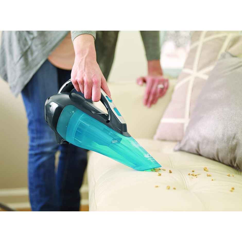 BLACK+DECKER WDA320B-B1 10.8V 2.0Ah Cordless Wet & Dry Handheld Vacuum Cleaner, 440 ml Bowl Capacity