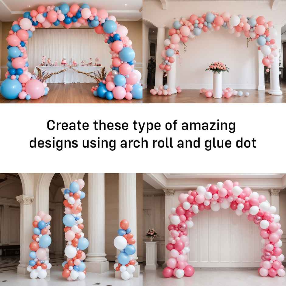 Party Propz Party Propz Balloon Accessories For Decoration - Set Of 3