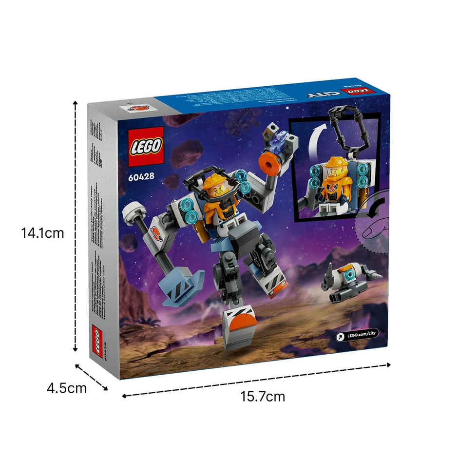 Lego City Space Construction Mech Suit Toy (140 Pieces)