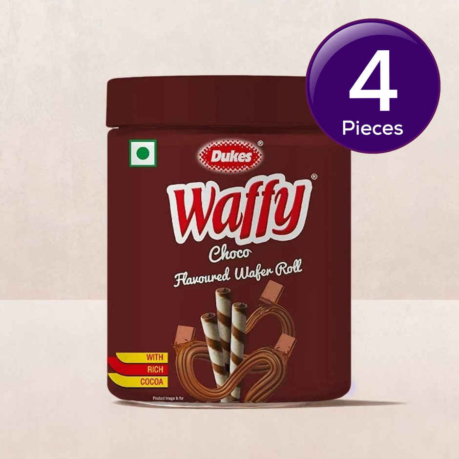 Dukes Waffy Chocolate Wafer Rolls