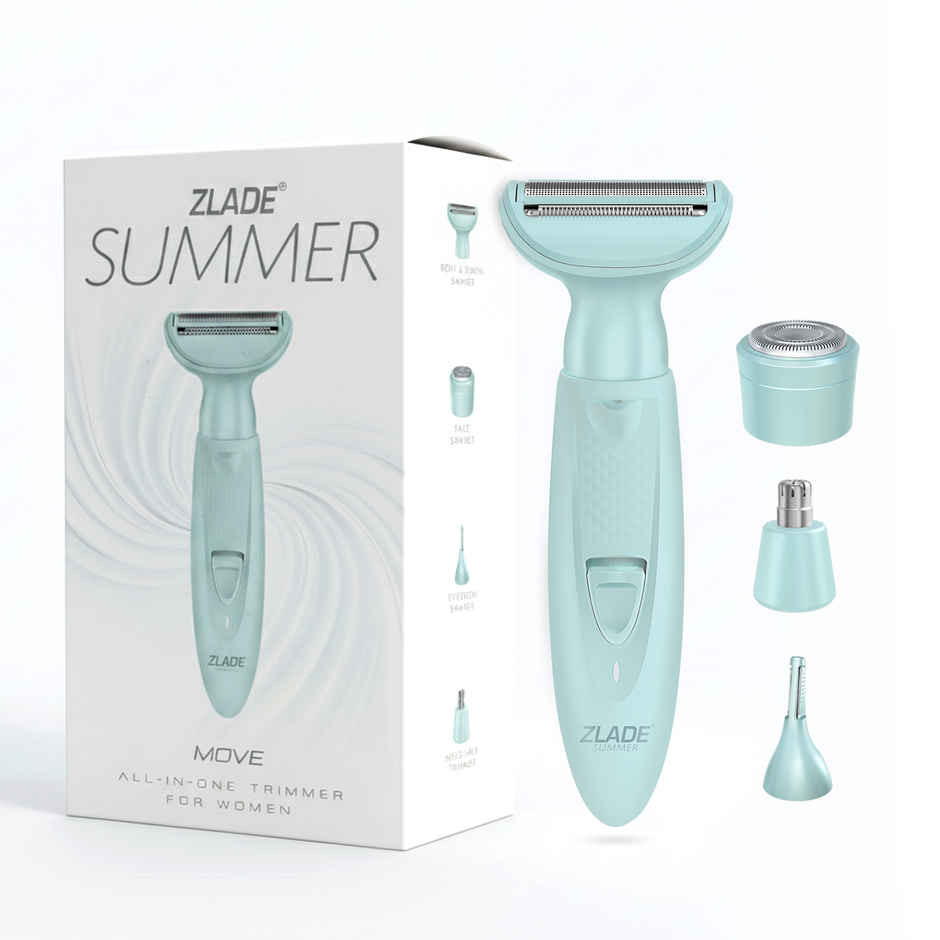 Zlade Summer Move All-in-One Trimmer for Women | Rechargeable Multigroomer