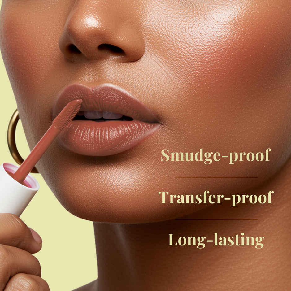Just Herbs Herb Enriched Matte Liquid Lipstick | Ayurvedic | Red & Bold | Hydrating & Lightweight