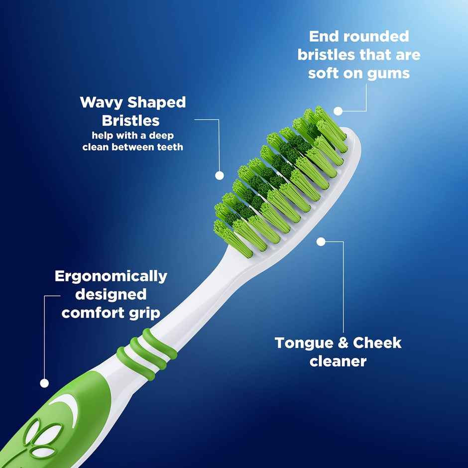 Oral-B 1.2.3 Toothbrush With Neem Extract, Soft